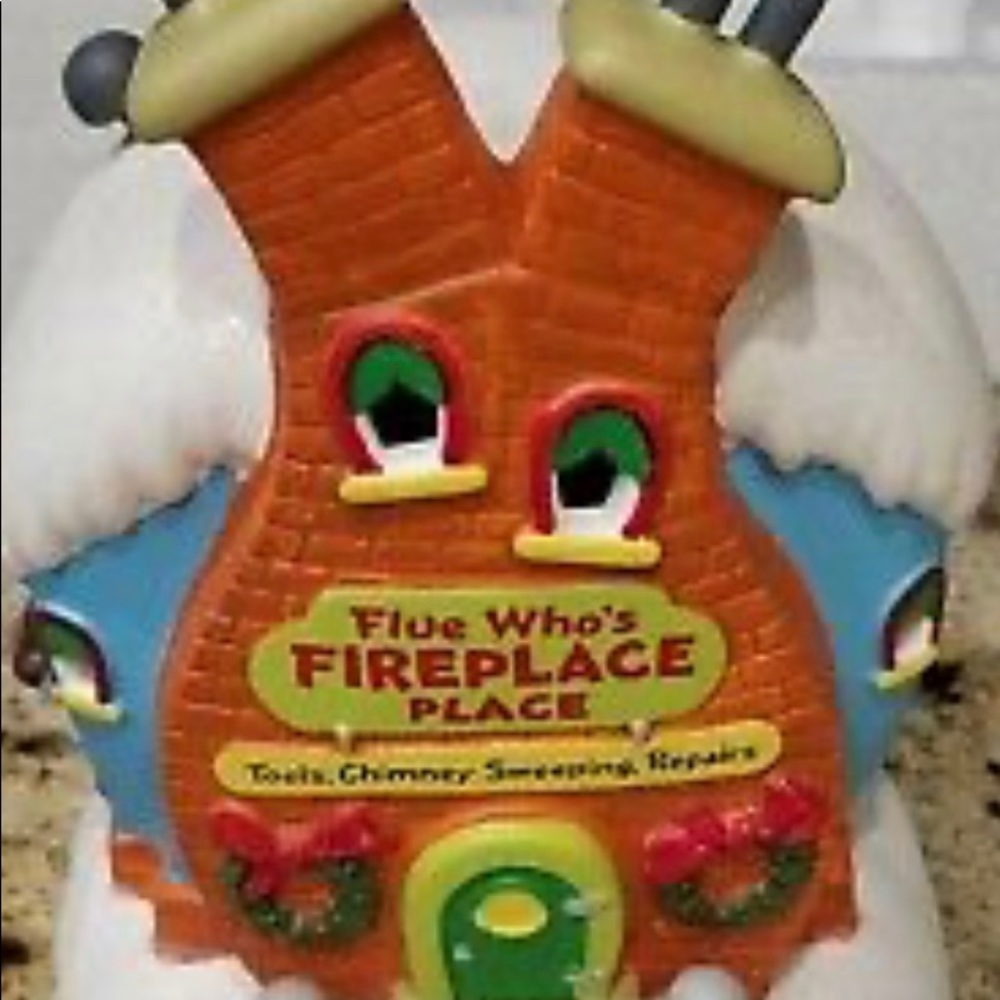 GrinchFlue Who's Fireplace Place Village